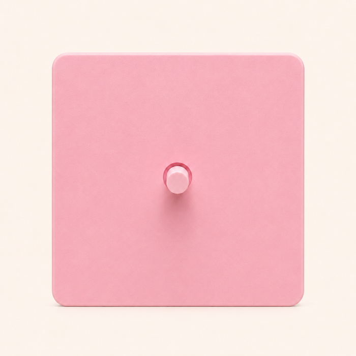 Cache interrupteur design Pivoine, fabriqué en France