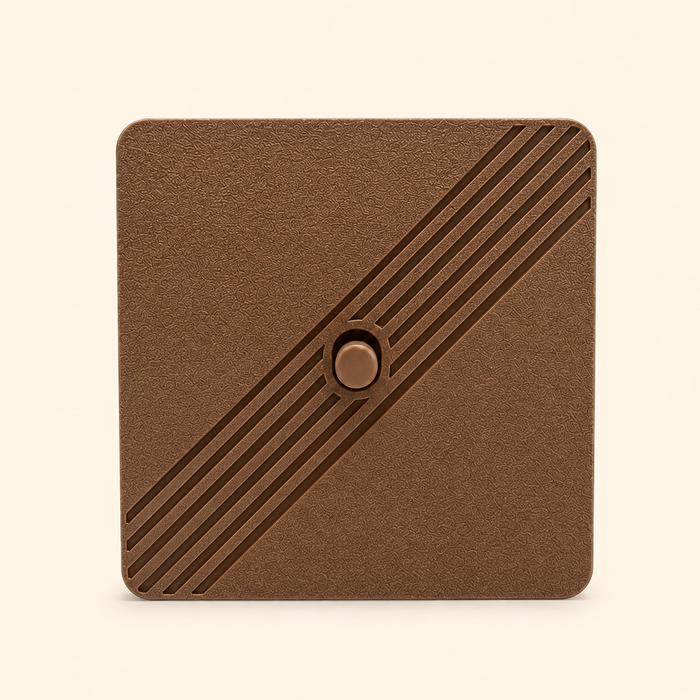 Cache interrupteur design Cacao, fabriqué en France